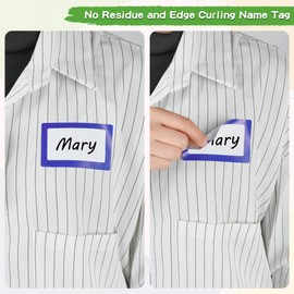 Pacific Mailer Name Tag Stickers Name Tags Name Labels Stickers Color Boarded Name Labels for School Office Home Meeting [400 Labels, 3.5" x 2.25"]