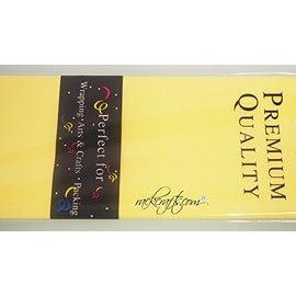 rackcrafts.com Premium Paper Tissue Gift Box Wrap Gift Bag Wrap Wrapping Stuffing Paper Color Colorful (Yellow)