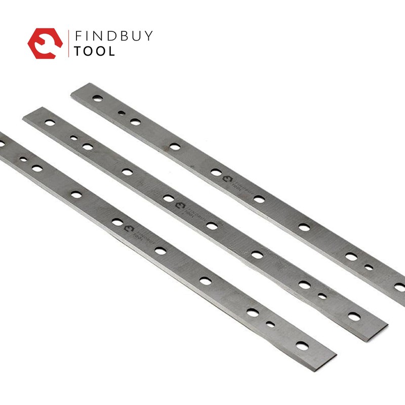 FINDBUYTOOL 13-inch Replacement Planer Blades for DeWalt DW735/DW735X/DW735-XE, 3-Pack, High-Carbon