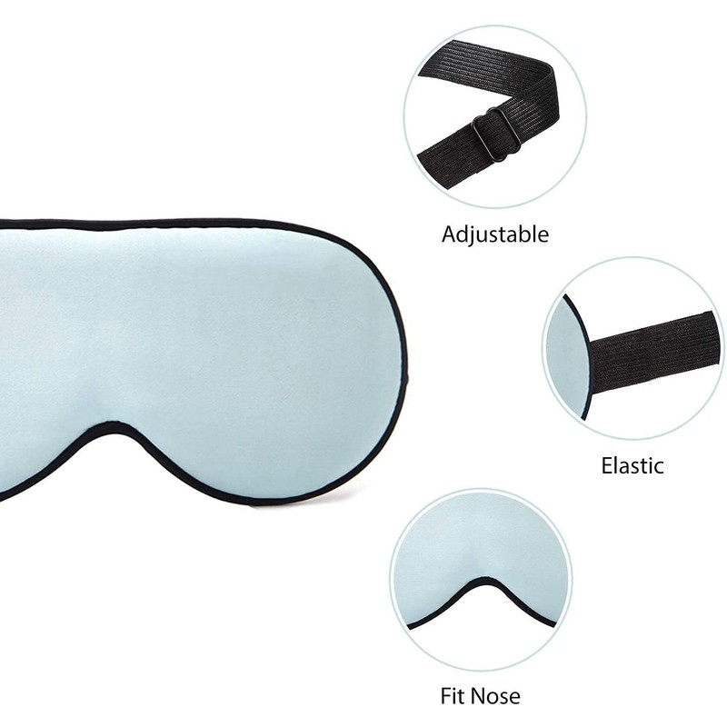 CHILDHOOD Super Soft Silk Sleep Mask for Kids with Adjustable