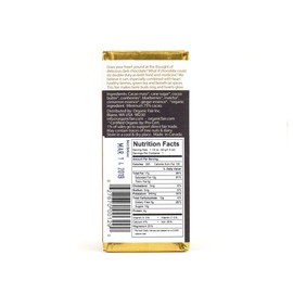 organicfair Heart of Gold Chocolate Bar (18 Pack)