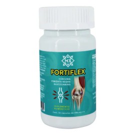 Natural Health Mx Fortiflex Curcuma Glucosamina 30 Caps Sabor Sin Sabor