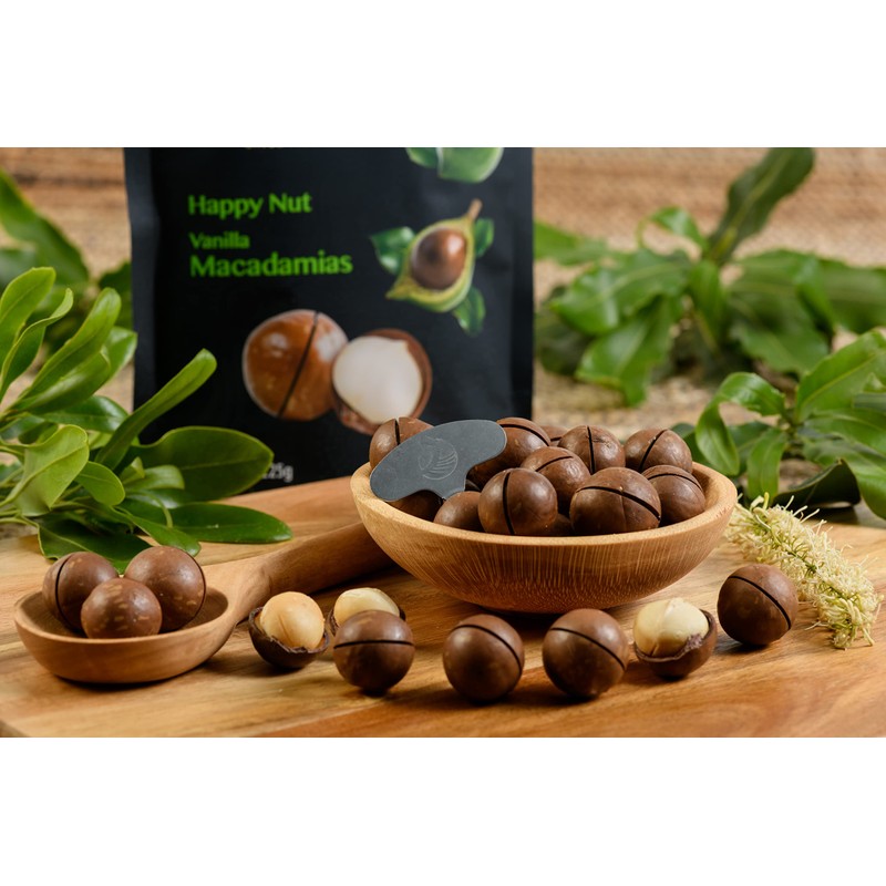 Macadamias Australia Happy Nut Vanilla Macadamia 225g