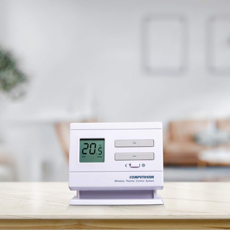 COMPUTHERM Q3RF Digital Wireless Thermostat with Receiver Box, Temperature Thermometer,