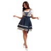 Dirndl Women's Midi Costume Dress Women's Dirndl Dress with Lace