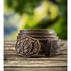 Schöneberger Trachten Couture Loris Men's Traditional Leather Belt with Deer