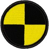 Crash Test Patrol Patch - 2" Diameter Round Embroidered Patch
