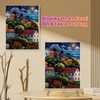 Jawecci Landscape Framed Painting by Numbers Kits for Adults, House