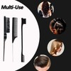 3 Pieces Styling Hair Brush Set, Slick Bristle Hair Brush,