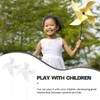ABOOFAN 24 pcs Windmill DIY Kit, White, Paper Windmill, Can