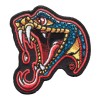 PatchStop - World's Largest Patch Store Biting Viper Head Blue