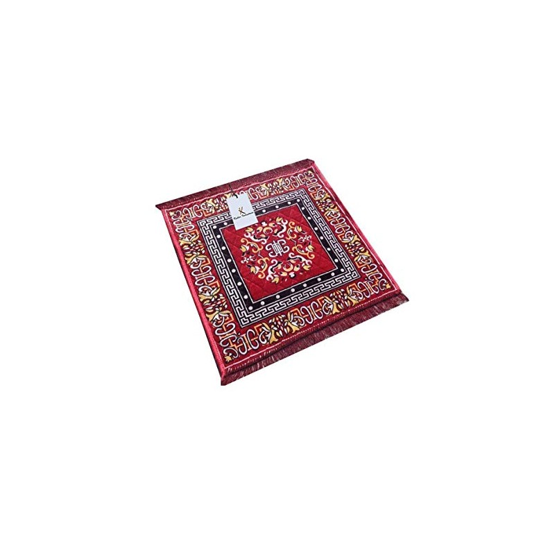 Kuber Industries 2 Piece Velvet Pooja Aasan Mat Set -