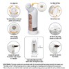 MasterMill 5-in-1 Multi Section Spice Mill, Salt and Pepper Mill