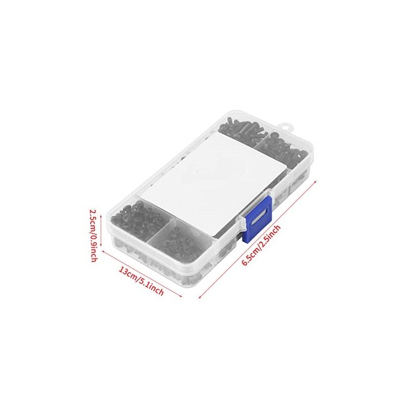 720pcs M3 4/6/8/10/12 Par de Tornillos de Aleaci?n Tornillos Torx