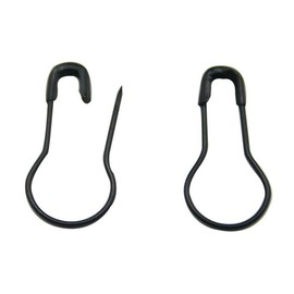 1000PCS Metal Gourd Safety Pins Small Wire Pins Craft Bulb Pin Clothing Tag Pins DIY Home Accessories (Black)