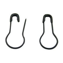 1000PCS Metal Gourd Safety Pins Small Wire Pins Craft Bulb Pin Clothing Tag Pins DIY Home Accessories (Black)