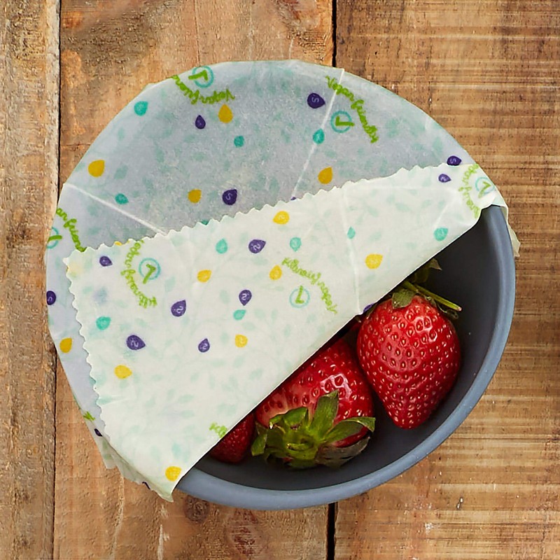 Smidge Vegan Wax Wraps Lunch Set of 3 Reusable &