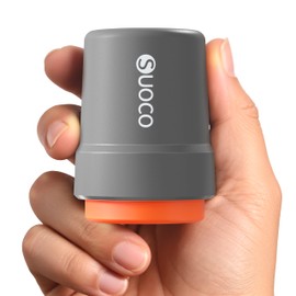 SUOCO Travel Vacuum Pump for Vacuum Storage Bags | Mini USB Rechargeable Portable Cordless Electric Pump | Compact Automatic Compression Sealer for Space Saving Clothes & Travel Bags