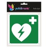 Defibrillator - Emergency and Safety Sign Aluminium Metal 3 mm