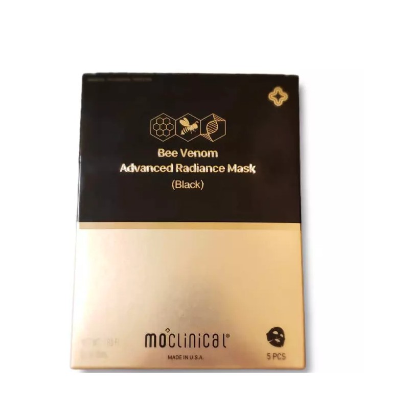 moclinical Bee Venom Advanced Radiance Mask (5 Pieces Charcoal)exp05/27