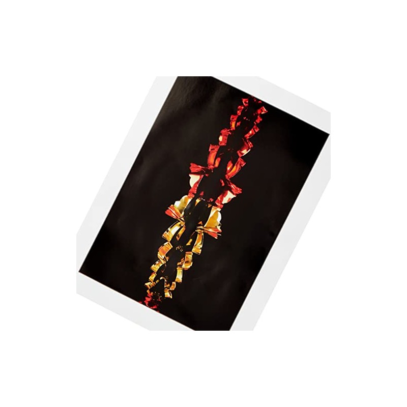 Premier 5050882272304 6 Section RED & Gold Garland, Glass
