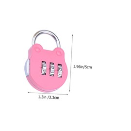 GANAZONO 5Pcs Cartoon Combination Padlocks for Home Luggage and Diary Convenient Padlocks for Secure Storage and Travel