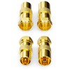 deleyCON Set of 8 SAT Cable Adapters - F-Connector to