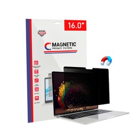 TECHNOLOGYVS 16 Inch Magnetic Privacy Screen Filter, Removable Anti Glare Blue Light Scratch Protector Film for 16inch Computer 16:9 Widescreen Monitor, Anti Spy Security Protector Shield