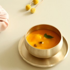 Notdam Bangjja Yugi baby’s first birthday tableware + children’s spoon / 놋담 방짜유기 아기 돌식기+ 어린이 수저