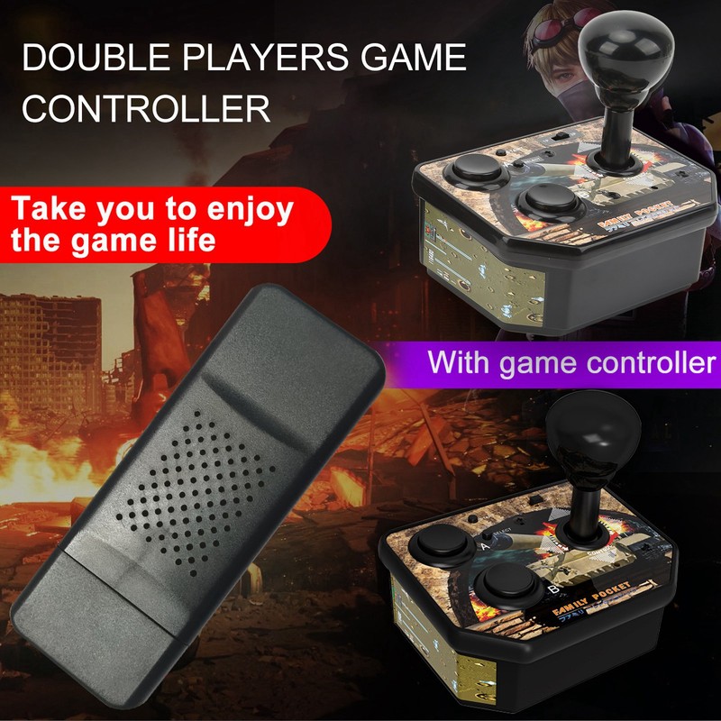 Handheld Game Console Various Classic Games Double Player Joystick Gaming