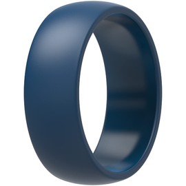 Anillos ThunderFit de bodas de silicona, paquete de 1 anillo, 11.5-12 de 21.3 mm, para hombre (color verde azulado obscuro)