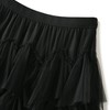 Dirholl Women's A-Line Fairy Elastic Waist Polyester Spandex Midi Skirt
