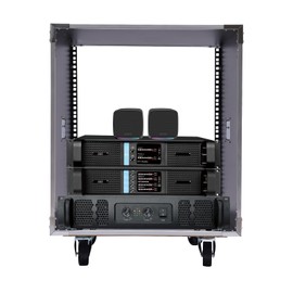 PIAOCAIYIN 12U Portable Rolling Network Rack, 220.46lbs Network Cabinet w/Swivel Caster Wheels Server Cabinet for Audio Video, Telecom 19 * 20.9 * 26in (12U)