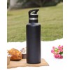 Sivaphe Insulated Water Bottle with Straw and 2 Lids Stainless