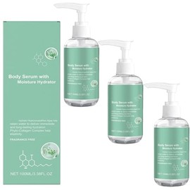 Body Serum, Deep Hydration Moisturizer for Dry Skin, Lightweight Non-greasy, Fast Absorbing Gentle Daily Body Lotion for Men & Women (3pcs)