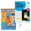 PPD Inkjet Glossy Creative Vinyl Stickers A4 x 20 Sheets