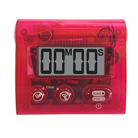 Sper Scientific Large Display Bench Timer 810028 - Easy-to-Use Timer with Audible Alarm 100-Minute Count-Up and Countdown Function for Labs Kitchens and Workspaces