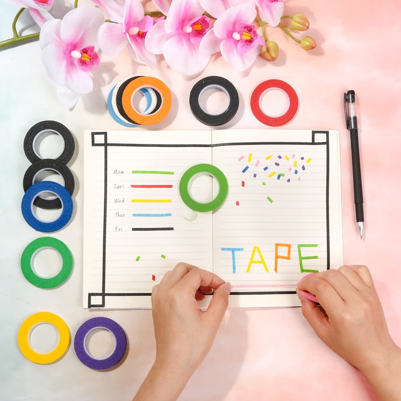 selizo 20 Rolls Whiteboard Tape, 1/8" Thick, Pinstriping & Draping