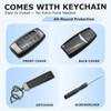 CHENZLIN for Genesis Key Fob Cover 6-Button TPU Case Keychain