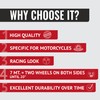Quattroerre 10288 Wheel, Blue Race Stripes, 7 mm x 7