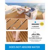 OCEANBROAD Boat Flooring EVA Foam Self-Adhesive 96''x45.6''/36''/28.8''/16.8'' Faux Teak Marine