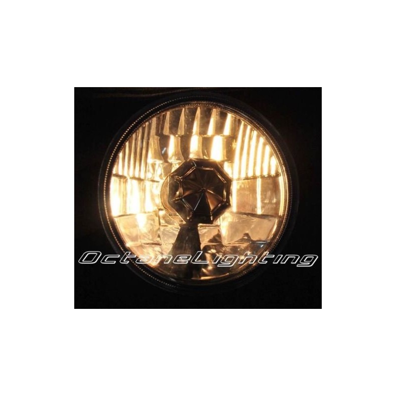 OCTANE LIGHTING 7" H6024 Halogen H4 Headlight Headlamp Bulbs Diamond