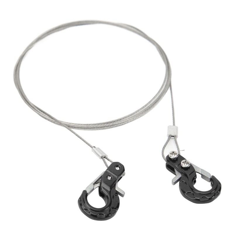 2pcs RC Metal Trailer Hook Aluminum Alloy Steel Rope Lightweight
