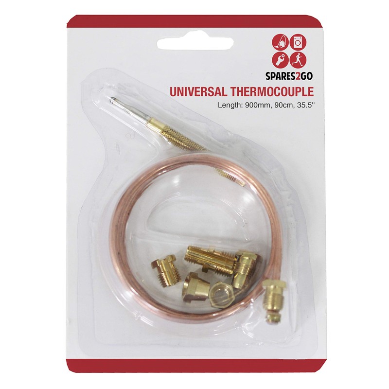 Spares2go Universal Thermocouple Kit & Fixings (900mm)