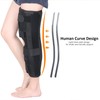 Knee Brace Adjustable Postoperation Fracture Sprain Knee Splint Immobilizer SupportL