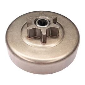 SCGDPNBH Sprocket Clutch Drum 3/8 Compatible with Husqvarna Poulan Woodshark P3314 P3416 P3516 P3818 P4018 P4218 S1970 Compatible with McCulloch Xtreme Mac 842 838 742 740 738 501628301 530057905