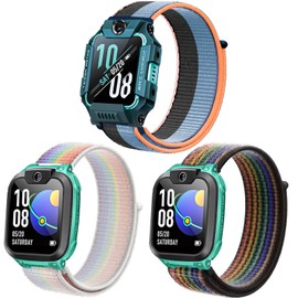 Harikiri 3 Pack Armband kompatibel mit imoo Watch Phone Z7/Z6/Z1,Nylon Ersatzarmbänder für Jungen und Mädchen