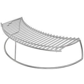 Only fire Warming Cooking Rack Fits for Charcoal Kettle Grills Like Weber,Char-Broil and Ceramic Grills Like Large Big Green Egg,Kamado Joe Classic,Pit Boss K22,Louisiana K22,17 3/4"