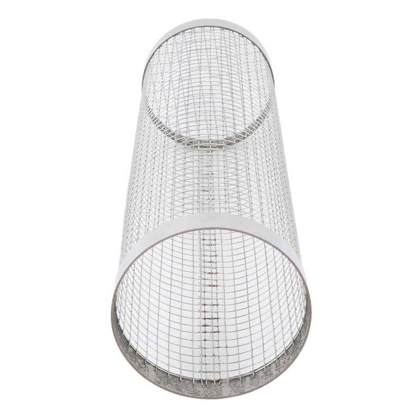 Barbecue Grilling Basket Cylinder Shaped Mesh Wire 304 Stainless Steel