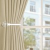 2 Pieces of Heavy Duty U Shaped Metal Curtain Holdbacks